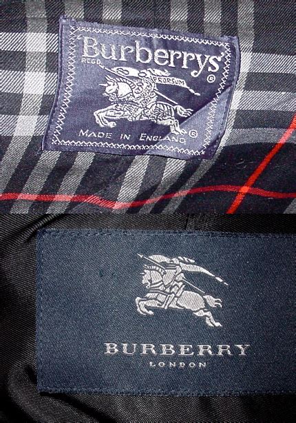 burberry tags through the years|Burberry labels for dummies.